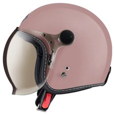 ZEUS HELMET 瑞獅 復古安全帽泡泡鏡款 ZR-D/ZS-382C, 淺粉棕