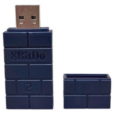 8BitDo USB BR接收器 二代, 1個, S12-83DC, 黑磚