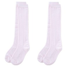 LollyTree 兒童款 夏季網眼中筒襪2雙組