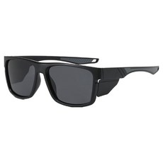 MMMII 防風偏光運動太陽眼鏡 MMM3211, 1個, 黑灰色