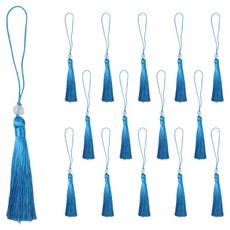 아이엔피 고리자수 구슬노리개 16cm, 05 레이크블루, 15개