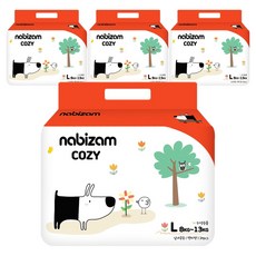 nabizam Cozy 褲型尿布 男女通用, 120張, 大號(L)
