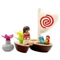 Playmobil 摩比人 兒童版迪士尼海洋奇緣與航海船公仔 71459, 1個