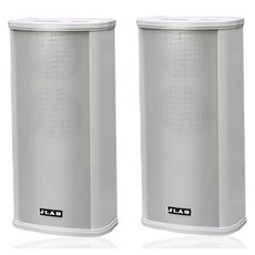 JLAB 매장용 방수 하이타입 PA 10W 컬럼 스피커 2p, JK-202, 화이트