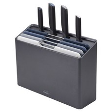 Joseph Joseph Folio Plus 砧板8件組, 1套, 砧板4件 + 刀具4件 + 收納盒