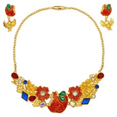 디즈니스토어 아동용 프린세스 백설공주 주얼리 세트 코스튬, 혼합색상, 1세트