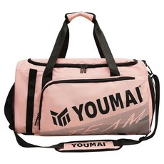 YOUMAI 兩種用法肩背帶大容量羽球包, 粉紅色, 1個
