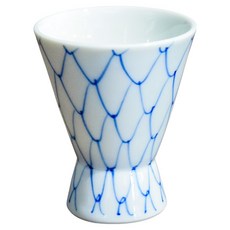 藍染網目V型杯 日本製, 1個