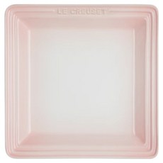 LE CREUSET 正方盤, 淡粉紅, 1個