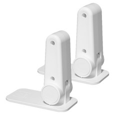 iSFun 門把防開 免打孔兒童寵物門把安全鎖 2入組, 1套, 白色