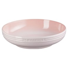 LE CREUSET 輕虹霓彩系列 深圓盤, 1個, 貝殼粉