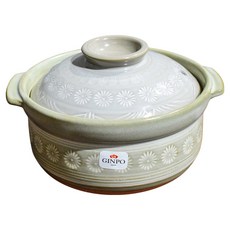 佐和陶瓷 花三島2合炊飯鍋 日本製, 16.6cm, 1個