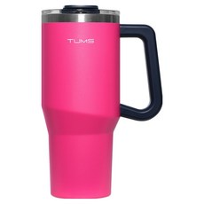 TUMS 極限限定版大容量隨行杯, 熱帶粉, 1個, 940ml