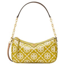 TORY BURCH 滿版LOGO皮革肩斜兩用包 S1088396
