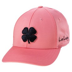 BLACK CLOVER 韓國高級Clover 113 Memory Fit運動高爾夫球帽, 沙漠粉, 1個