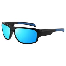 MMMII 中性戶外運動偏光太陽眼鏡 MMM3228, 1個, 藍色