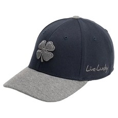 BLACK CLOVER 韓國 BC WOOL SERIES 7 運動高爾夫球帽, 1個, 海軍藍