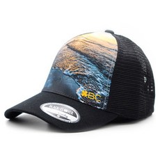 BLACK CLOVER 韓國 SHORELINE 6 運動高爾夫球帽, 黑色, 1個