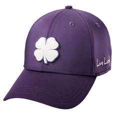 BLACK CLOVER 韓國頂級幸運草107記憶貼合運動高爾夫球帽, 1個, 紫色
