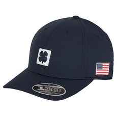 BLACK CLOVER 韓國 ANTHEM Flexfit 運動高爾夫球帽, 1個, 海軍藍