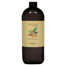AROMA australia 甜杏仁油 保濕油/基底油/按摩油, 1個, 1L