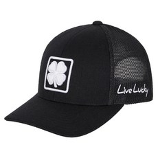 BLACK CLOVER 韓國 HAWK SERIES 運動高爾夫球帽, 1個, 2 黑色網眼