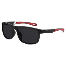 MMMII 戶外 Outdoor 運動彩色太陽眼鏡 MMM3227, 1個, 黑紅色