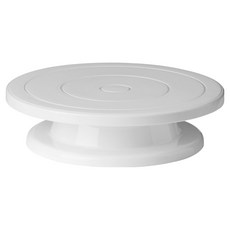 cclife Premier 蛋糕轉台 10吋, 1個, 白色