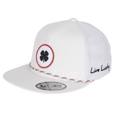 BLACK CLOVER 韓國 JIMMY 運動高爾夫球帽, 白色, 1個