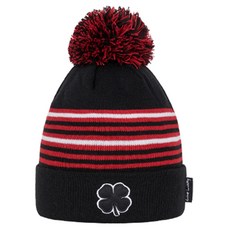 BLACK CLOVER 韓國 SHE`S COOL 毛線帽 運動高爾夫球帽, 黑紅色, 1個