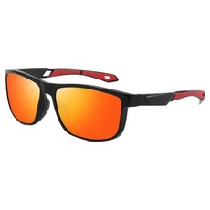 묘먀미 야외 아웃도어 스포츠 컬러 선글라스 MMM3227, 레드, 1개