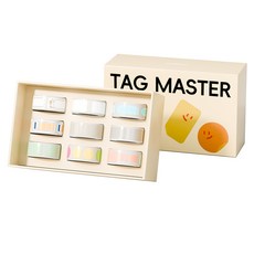 NIIMBOT 標籤印表機D11/D110/D101/H1S專用標籤主機標籤紙 9種組, 1個, TAG MASTER 9種類型