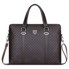 Chichills Fratelli經典金屬點綴肩帶筆電包 11854