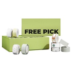 NIIMBOT 標籤機 D11 / D110 / D101 / H1S 專用 Sinoc Free Pick 標籤紙 9種套組, 1個, FREE PICK 9 (9種套組)