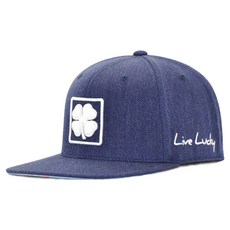 BLACK CLOVER 韓國 SQUARE TROPICS 2 運動高爾夫球帽, 海軍藍, 1個