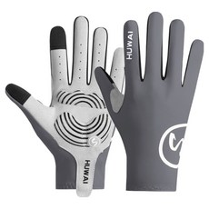 Theia 騎行 健身 釣魚 防滑設計 多功能運動手套 B款, 1個, 灰色