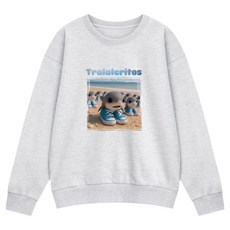 LITTLE RABBIT 男士家庭款Brain Lot大學T