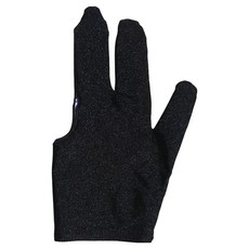 KOVIRA 撞球館大容量 雙手通用 撞球手套, 黑色, 1個