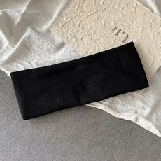 Qcell運動髮帶, 1個, 黑色