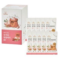 마이노멀 무가당 땅콩버터 스틱 솔티, 20g, 10개
