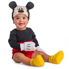 迪士尼商店新生兒款米奇與朋友們連身衣服裝