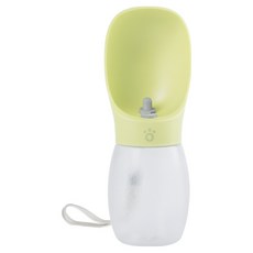 Minaru 寵物旅行散步用水瓶, 黃色, 1個