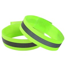 야간 활동용 야광 밴드, 야광색, 2개