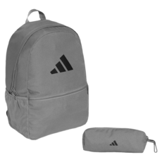 adidas 愛迪達 後背包 附筆帶 JD3092, 灰色
