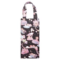 uma hana 花馬新村印花防水包/方水壺袋, 黑色, 1個