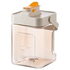 食品級材質移動式大容量水龍頭涼水壺, 1個, 暖白色, 2.3L