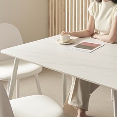보니애가구 교체용 세라믹 포세린 식탁테이블 상판 스몰라운드 1400 x 800 mm 방문설치, 케네디마블, 4인용 케네디마블, 4인용