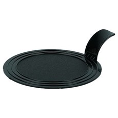 DesignPackage PS 圓形切片蛋糕託盤, 黑色, 100個