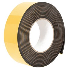 스코라 폼 파이프 단면 배관 보온 단열 방수 테이프 검정 3mm, 1개
