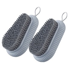 樂居家 水滴造型洗衣刷, 2個, 灰色